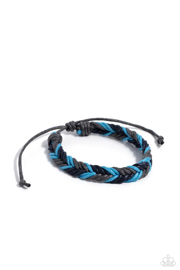 Bracelets Paparazzi Accessories Travel Mode Blue Urban Bracelet Jewelry by Bretta