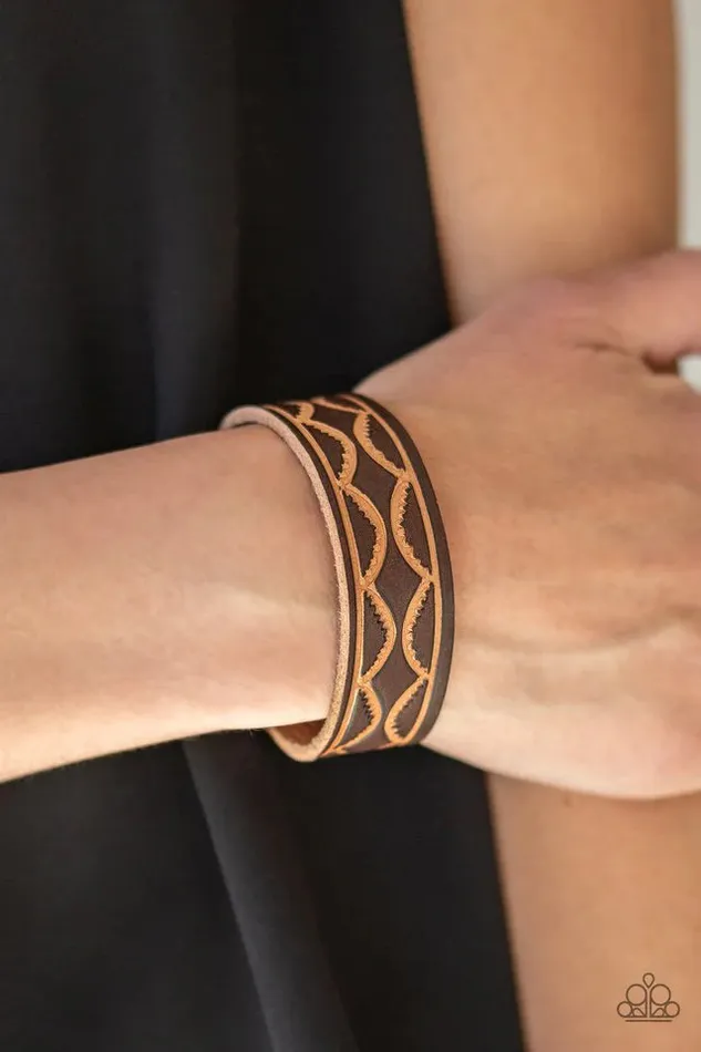 Bracelets Paparazzi Accessories Zion Horizon Brown Bracelet Jewelry by Bretta