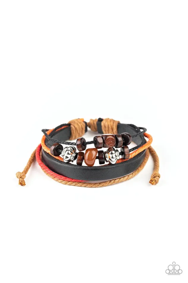 Breaking Ground Orange Urban Bracelet Jewelry By Bretta Paparazzi Accessories Bracelets