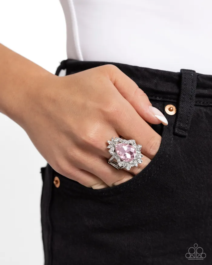 Catering Class Pink Ring Jewelry by Bretta Paparazzi Accessories Rings