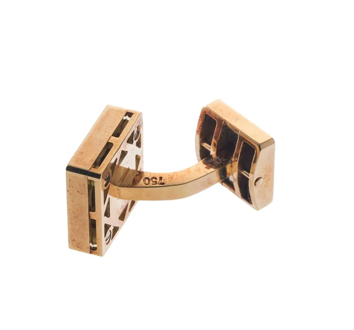 Chopard PreStyled Sets Chopard Happy Diamonds Yellow Gold Cufflinks