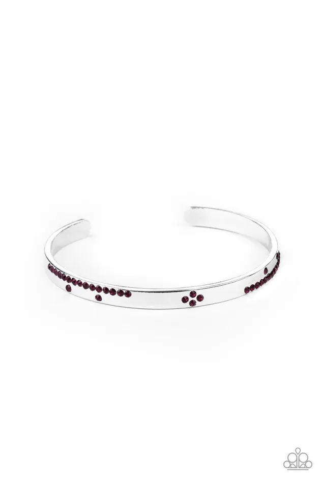 Dainty Dazzle Purple Bracelet Jewelry by Bretta Paparazzi Accessories Bracelets