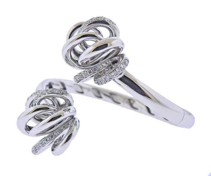 De Grisogono Bracelets De Grisogono Vortice White Gold Diamond Bracelet