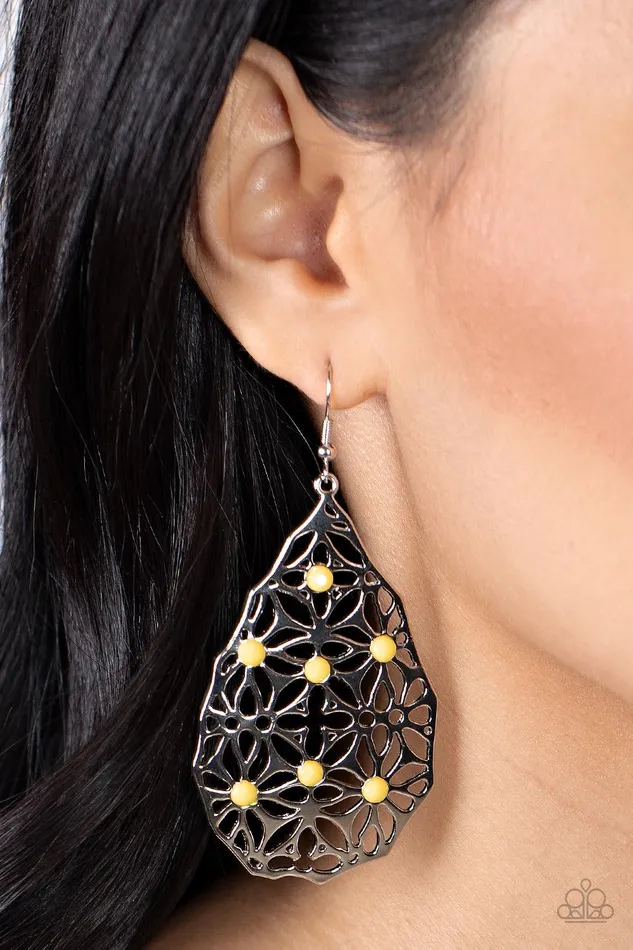 Delightfully Daisy Yellow Earrings Jewelry by Bretta Paparazzi Accessories Earrings Delightfully Daisy Yellow Earrings Jewelry by Bretta Paparazzi Accessories Earrings