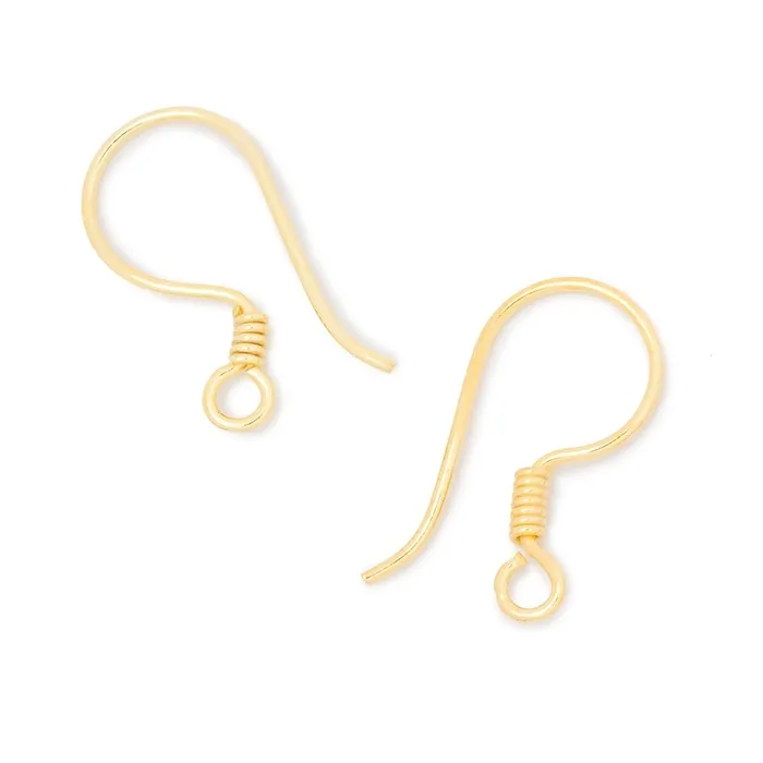 Earrings Beadsofcambaycom 17mm Wire Wrapped Ear Wire 10 pieces Earrings Beadsofcambaycom 17mm Wire Wrapped Ear Wire 10 pieces
