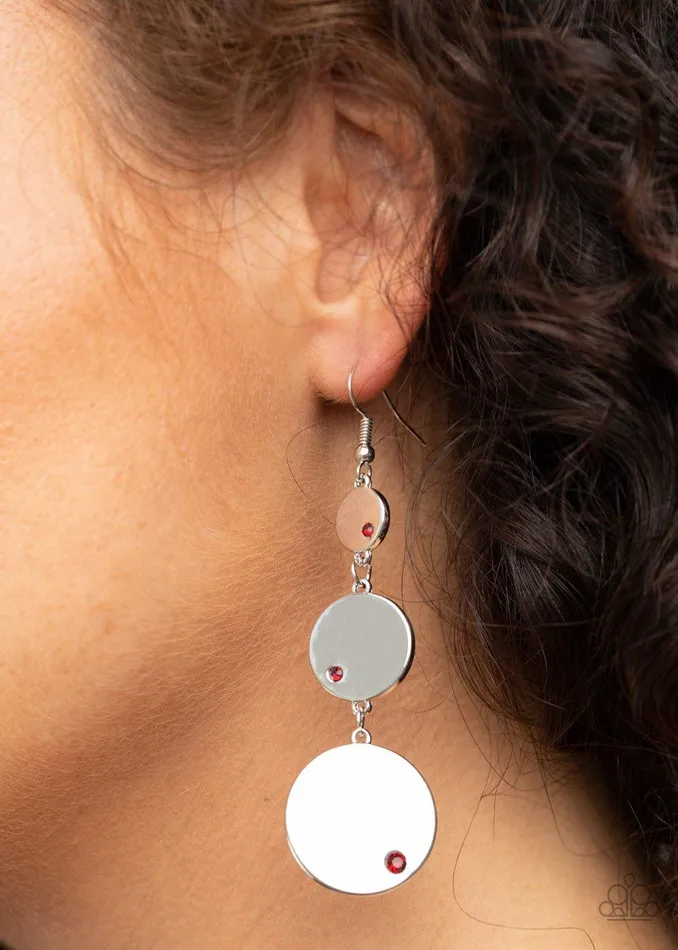 Earrings Paparazzi Accessories Poshly Polished Red Earrings Jewelry by Bretta