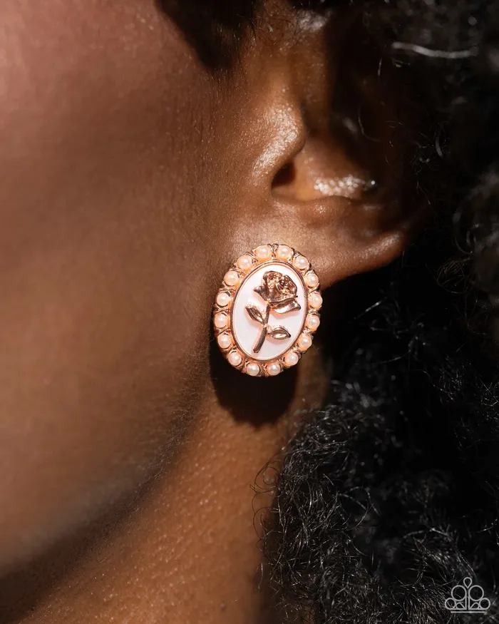 Earrings Rosy Relic Copper Earrings Jewelry by Bretta Paparazzi Accessories