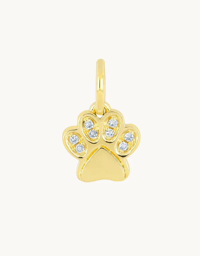 EF Collection ef collection diamond paw charm Charm Necklaces