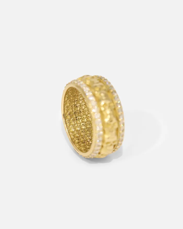 Fitzgerald Jewelry Rings Skulls In A Line Band Pave White Diamonds Fitzgerald Jewelry Rings Skulls In A Line Band Pave White Diamonds