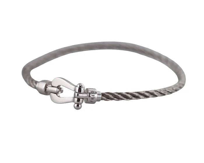 Fred Force 10 White Gold Small Model Bracelet Fred Paris Bracelets