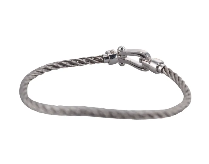 Fred Force 10 White Gold Small Model Bracelet Fred Paris Bracelets