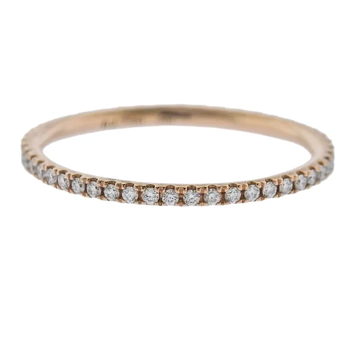 Georg Jensen 18k Rose Gold Aurora Diamond Ring 1553 Georg Jensen Rings