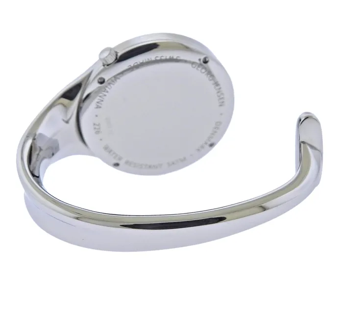 Georg Jensen Vivianna Diamond Dial 34mm Quartz Ladies Watch 35756 Georg Jensen Watches