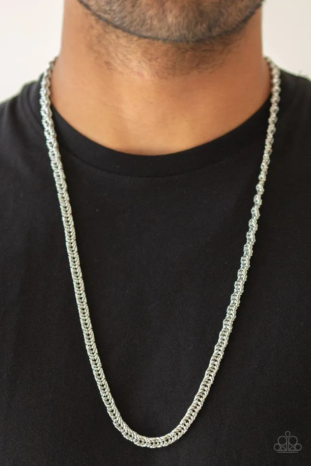 Go Down Fighting Silver Necklace Jewelry By Bretta Paparazzi Accessories Necklaces Go Down Fighting Silver Necklace Jewelry By Bretta Paparazzi Accessories Necklaces