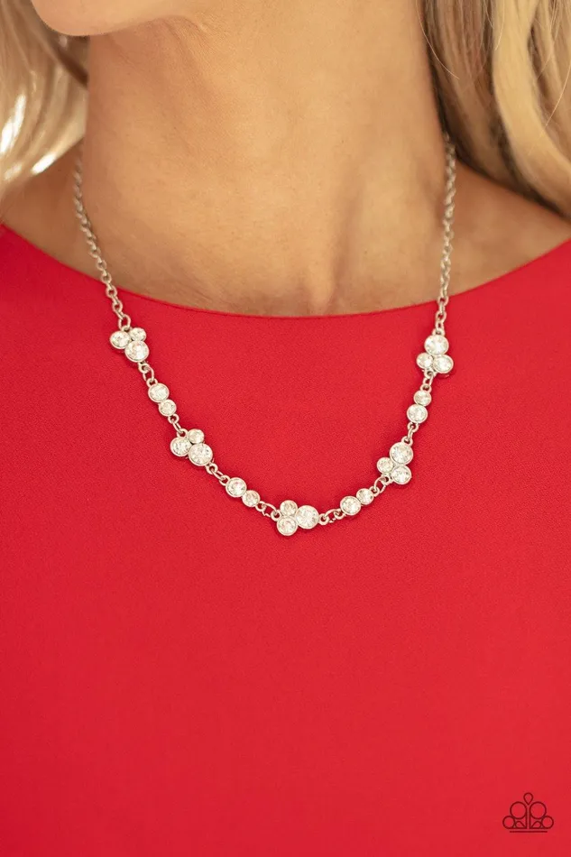 Gorgeously Glistening White Necklace Jewelry by Bretta Paparazzi Accessories Necklaces Gorgeously Glistening White Necklace Jewelry by Bretta Paparazzi Accessories Necklaces