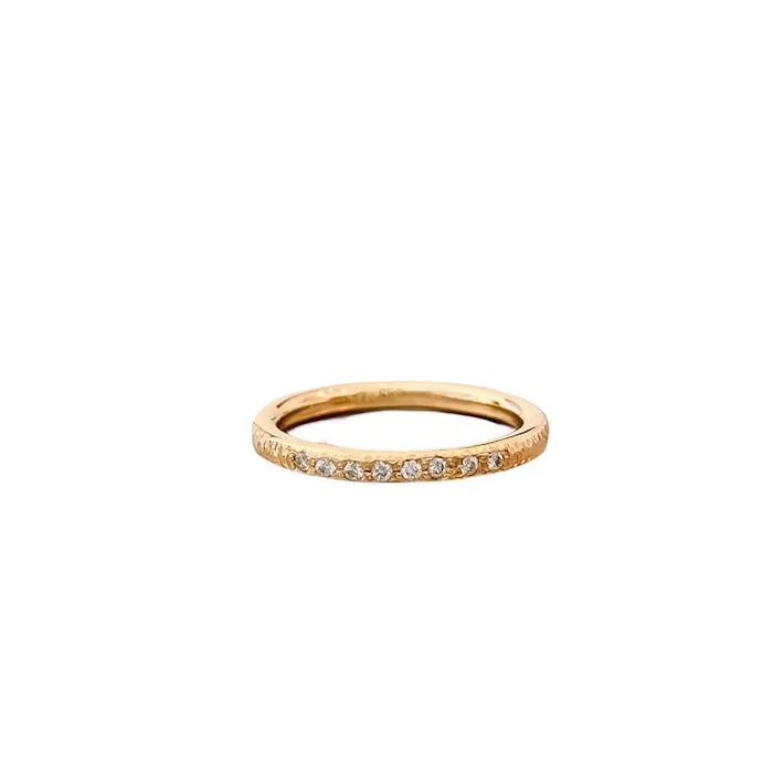 Joanna Jablko Jewelry Rings Pavement Diamond 14 kt gold ring