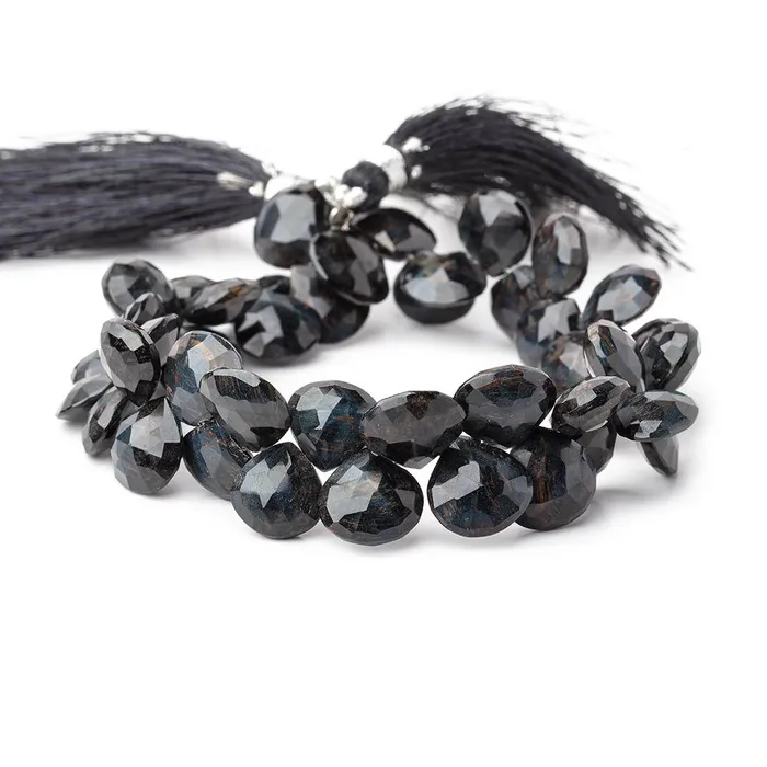 Necklaces Beadsofcambaycom 910mm Hawks Eye Faceted Heart Beads 75 inch 42 pieces Necklaces Beadsofcambaycom 910mm Hawks Eye Faceted Heart Beads 75 inch 42 pieces