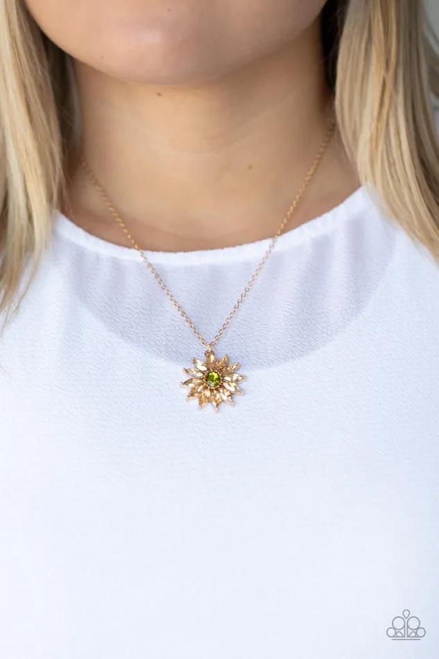 Necklaces Paparazzi Accessories Formal Florals Gold Necklace Jewelry by Bretta