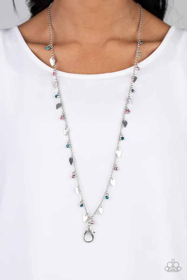 Necklaces Paparazzi Accessories SharpEdged Shimmer Multi Lanyard Necklace Jewelry by Bretta Necklaces Paparazzi Accessories SharpEdged Shimmer Multi Lanyard Necklace Jewelry by Bretta