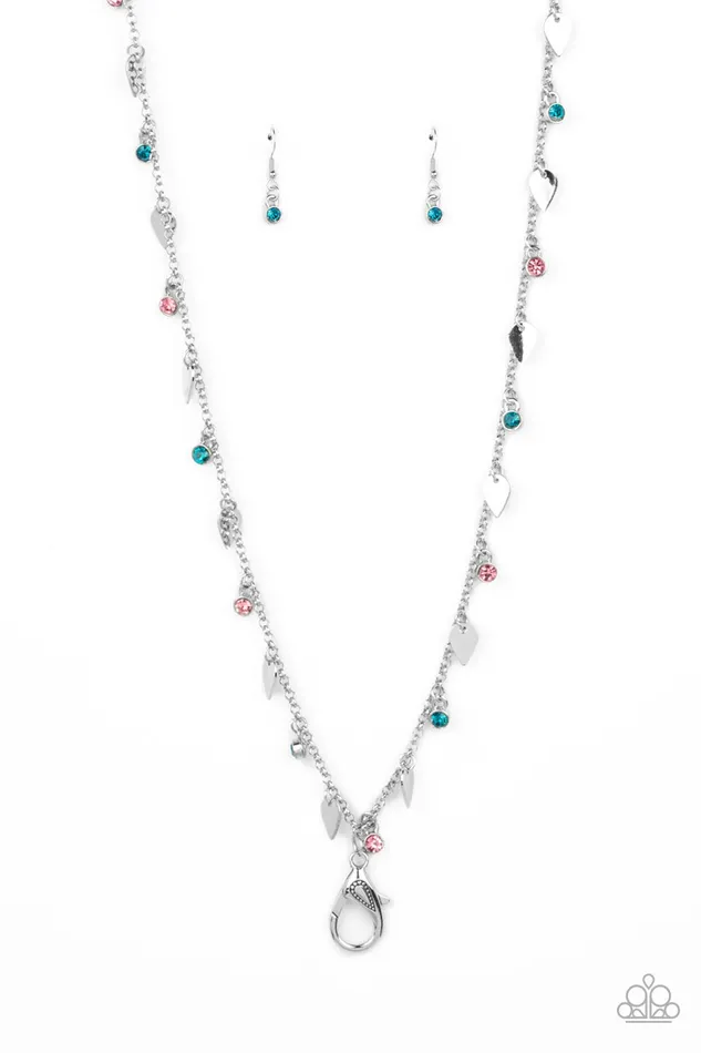 Necklaces Paparazzi Accessories SharpEdged Shimmer Multi Lanyard Necklace Jewelry by Bretta
