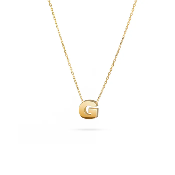 Necklaces Senso Gold Gold letter G necklace Sense Gold Symbols