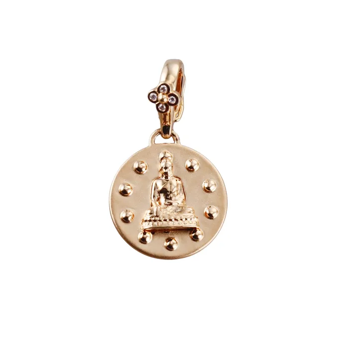 Orly Marcel Gold Diamond Buddha Pendant Orly Marcel PreStyled Sets