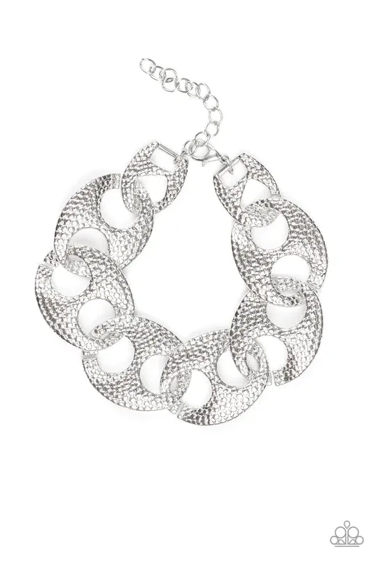 Paparazzi Accessories Bracelets Casual Connoisseur Silver Bracelet Jewelry by Bretta
