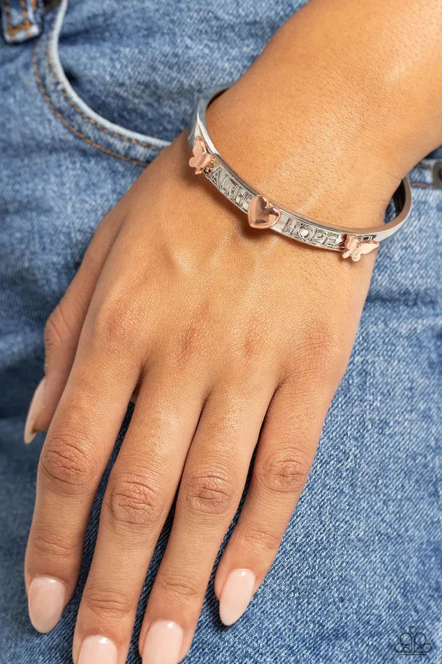 Paparazzi Accessories Bracelets Faith Trust and Pixie Dust Silver Bracelet Jewelry by Bretta Paparazzi Accessories Bracelets Faith Trust and Pixie Dust Silver Bracelet Jewelry by Bretta