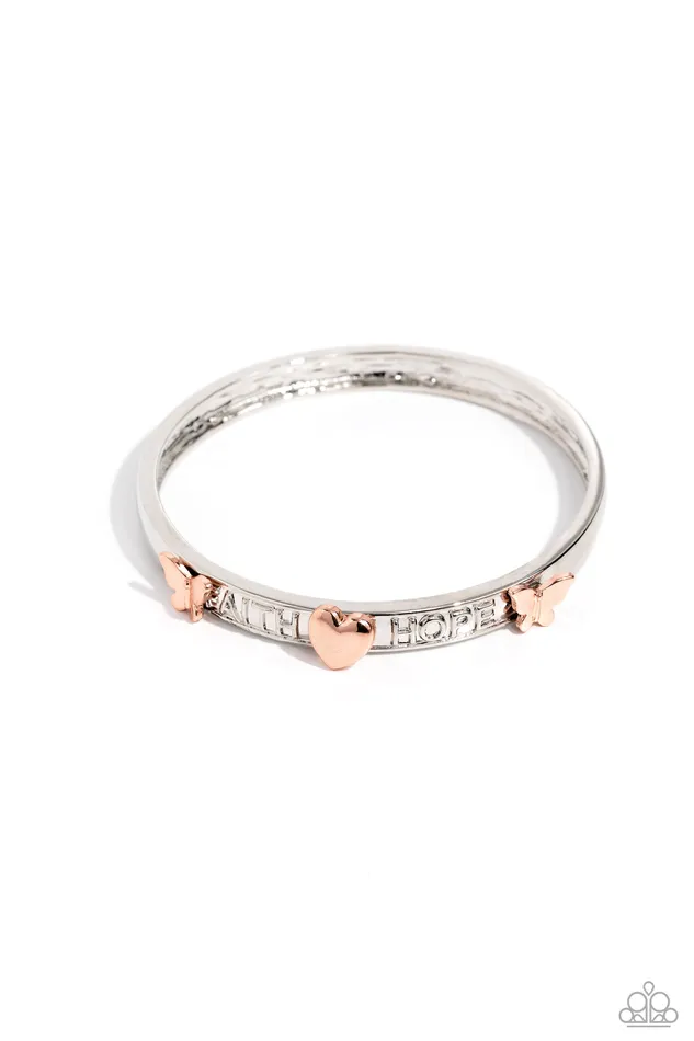 Paparazzi Accessories Bracelets Faith Trust and Pixie Dust Silver Bracelet Jewelry by Bretta