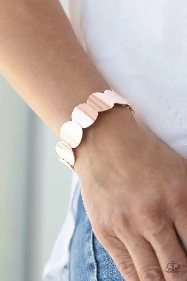 Paparazzi Accessories Bracelets Industrial Influencer Rose Gold Bracelet Jewelry by Bretta