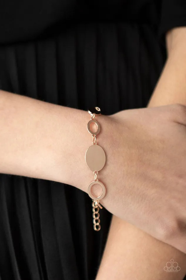 Paparazzi Accessories Bracelets OVAL and Out Rose Gold Bracelet Jewelry by Bretta Paparazzi Accessories Bracelets OVAL and Out Rose Gold Bracelet Jewelry by Bretta
