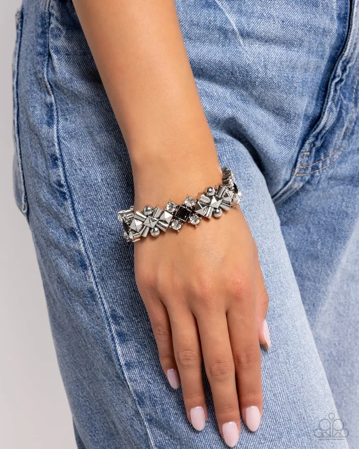 Paparazzi Accessories Bracelets Square Service Black Bracelet Jewelry by Bretta Paparazzi Accessories Bracelets Square Service Black Bracelet Jewelry by Bretta