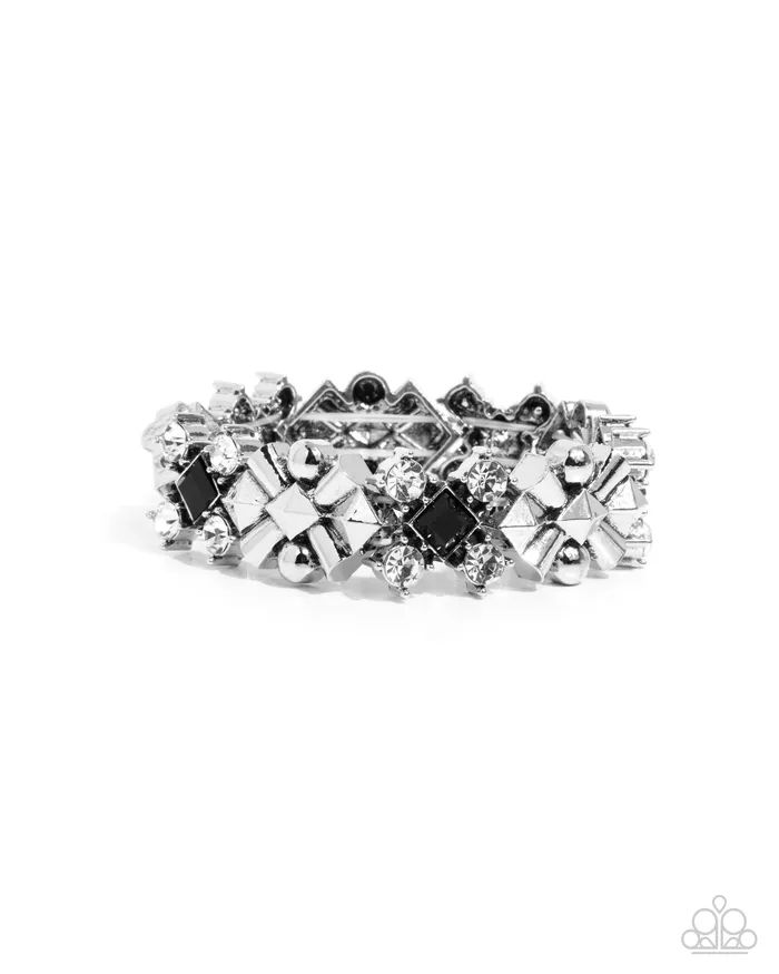 Paparazzi Accessories Bracelets Square Service Black Bracelet Jewelry by Bretta