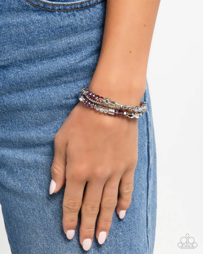 Paparazzi Accessories Bracelets Stellar Salvage Purple Bracelet Jewelry by Bretta Paparazzi Accessories Bracelets Stellar Salvage Purple Bracelet Jewelry by Bretta