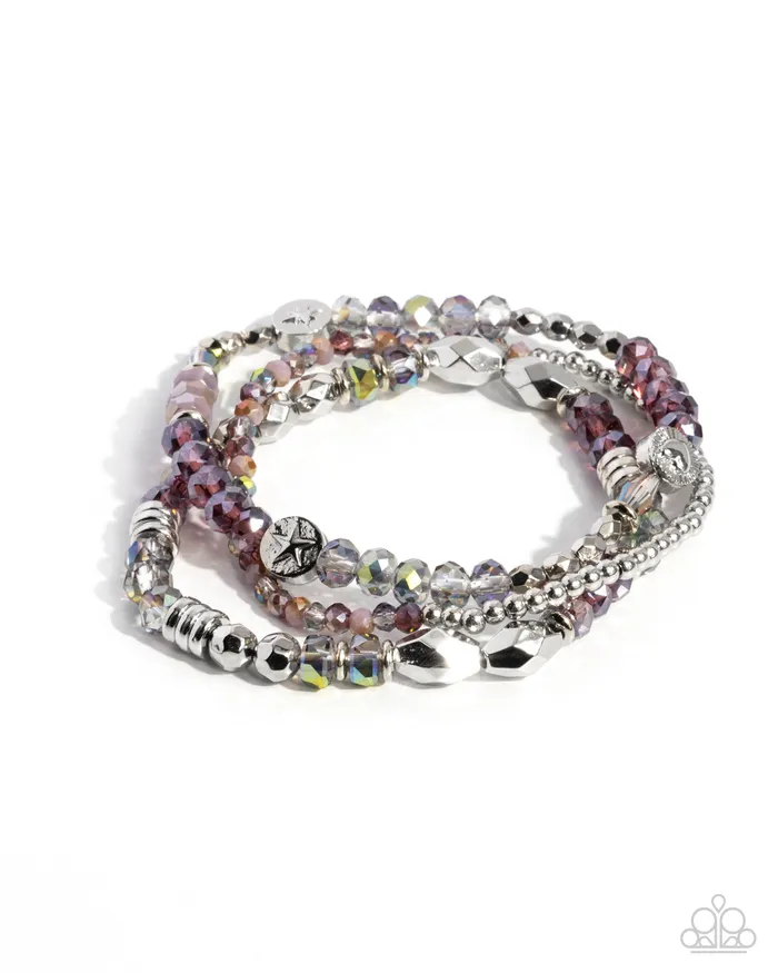 Paparazzi Accessories Bracelets Stellar Salvage Purple Bracelet Jewelry by Bretta