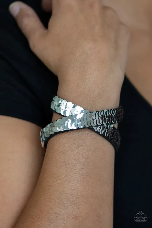 Paparazzi Accessories Bracelets Under The SEQUINS Rose Gold Bracelet Jewelry by Bretta