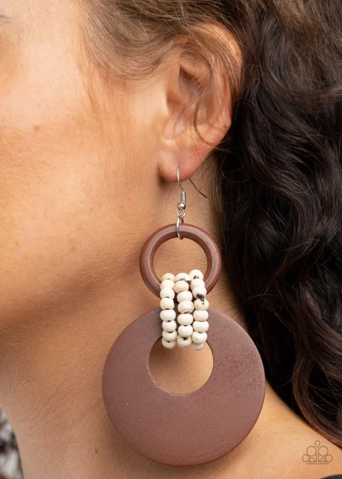 Paparazzi Accessories Earrings Beach Day Drama Brown Earrings Jewelry By Bretta Paparazzi Accessories Earrings Beach Day Drama Brown Earrings Jewelry By Bretta