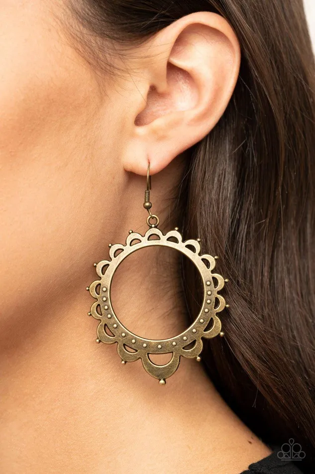 Paparazzi Accessories Earrings Casually Capricious Brass Earrings Jewelry By Bretta Paparazzi Accessories Earrings Casually Capricious Brass Earrings Jewelry By Bretta