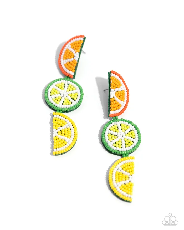 Paparazzi Accessories Earrings Fresh Fruit Multi Earrings Jewelry by Bretta