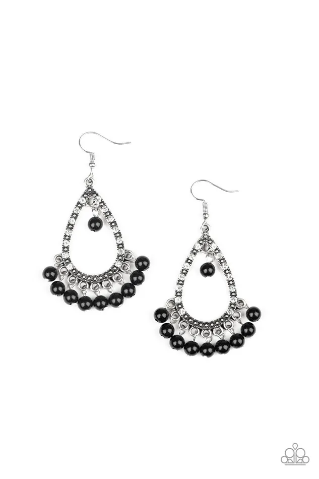 Paparazzi Accessories Earrings Positively Prismatic Black Earrings Jewelry by Bretta