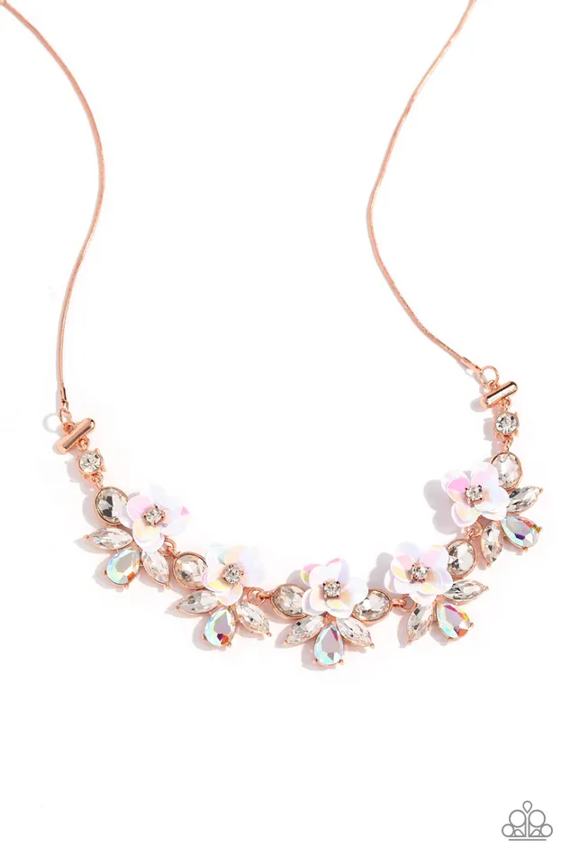 Paparazzi Accessories Ethereally Enamored Copper Necklace Jewelry by Bretta Necklaces