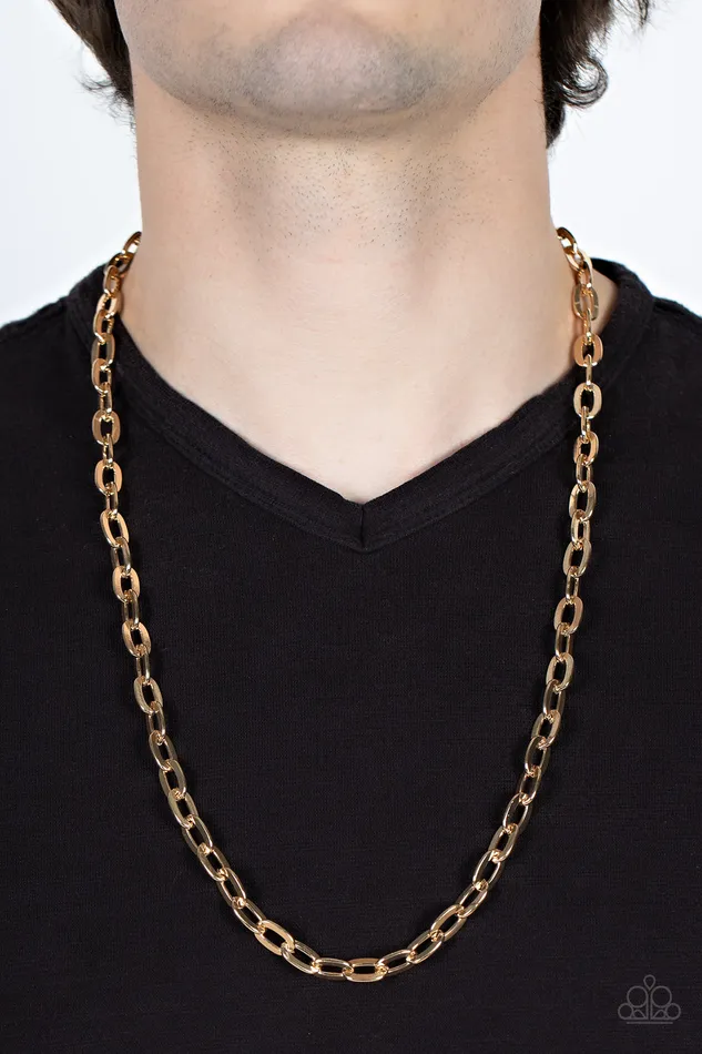 Paparazzi Accessories Necklaces Interference Gold Necklace Jewelry by Bretta