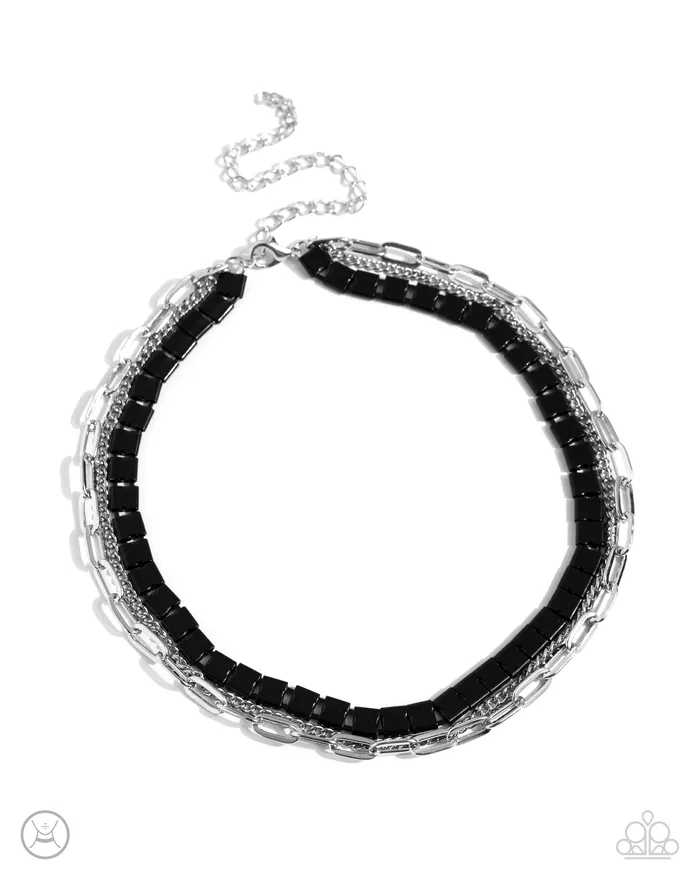 Paparazzi Accessories Necklaces LAYER of the Year Black Necklace Jewelry by Bretta