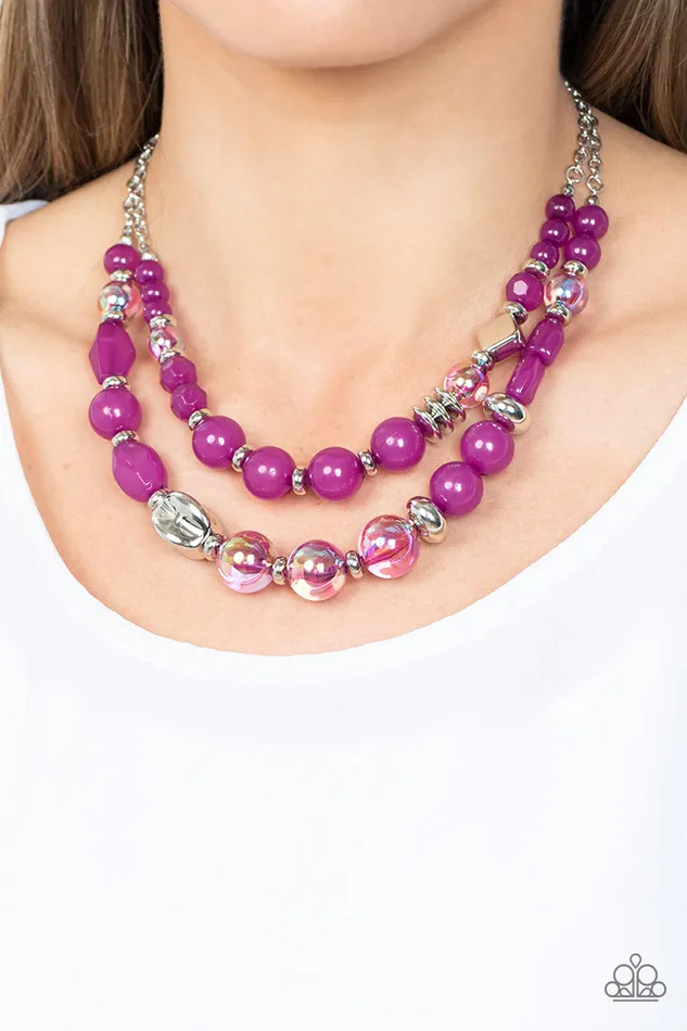 Paparazzi Accessories Necklaces Mere Magic Purple Necklace Jewelry by Bretta