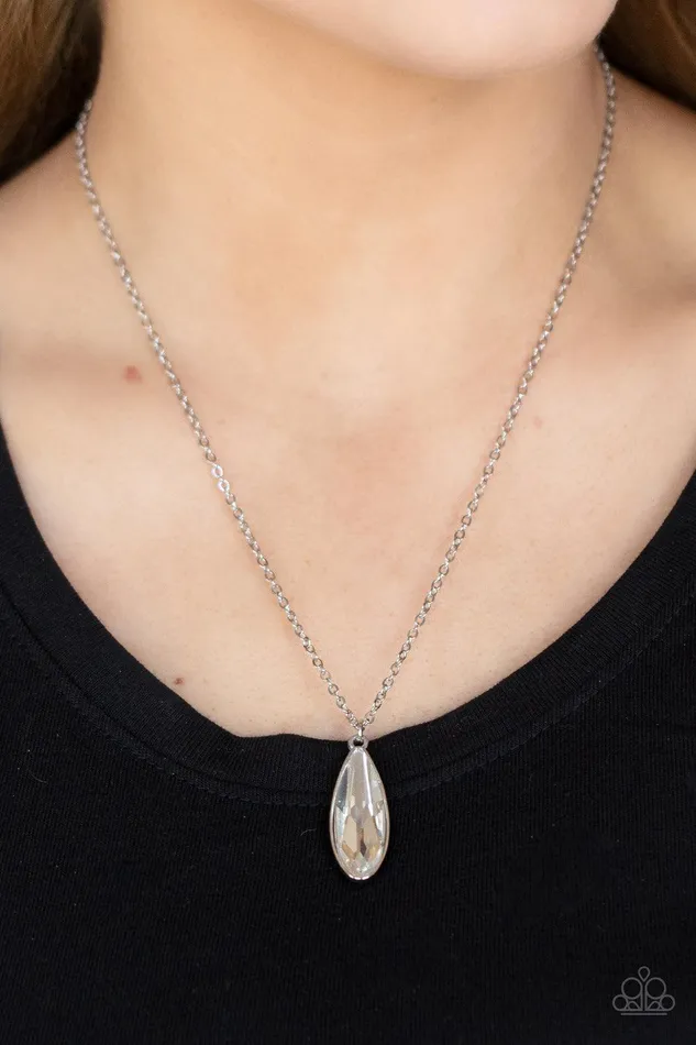 Paparazzi Accessories Necklaces Prismatically Polished White Necklace Jewelry by Bretta Paparazzi Accessories Necklaces Prismatically Polished White Necklace Jewelry by Bretta