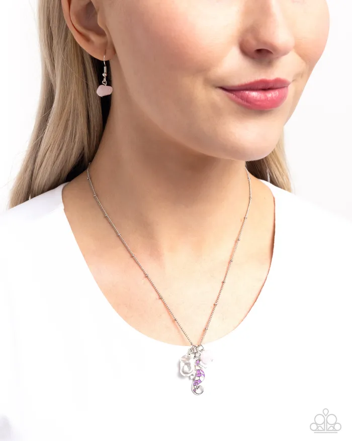 Paparazzi Accessories Necklaces Seahorse Shimmer Purple Necklace Jewelry by Bretta Paparazzi Accessories Necklaces Seahorse Shimmer Purple Necklace Jewelry by Bretta