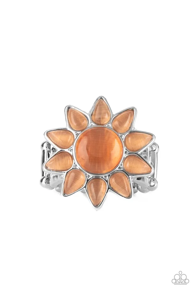 Paparazzi Accessories Rings Blossoming Sunbeams Orange Ring Jewelry by Bretta