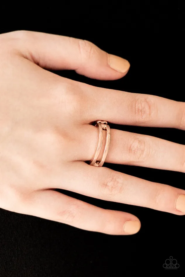 Paparazzi Accessories Rings I Need Space Rose Gold Ring Jewelry by Bretta