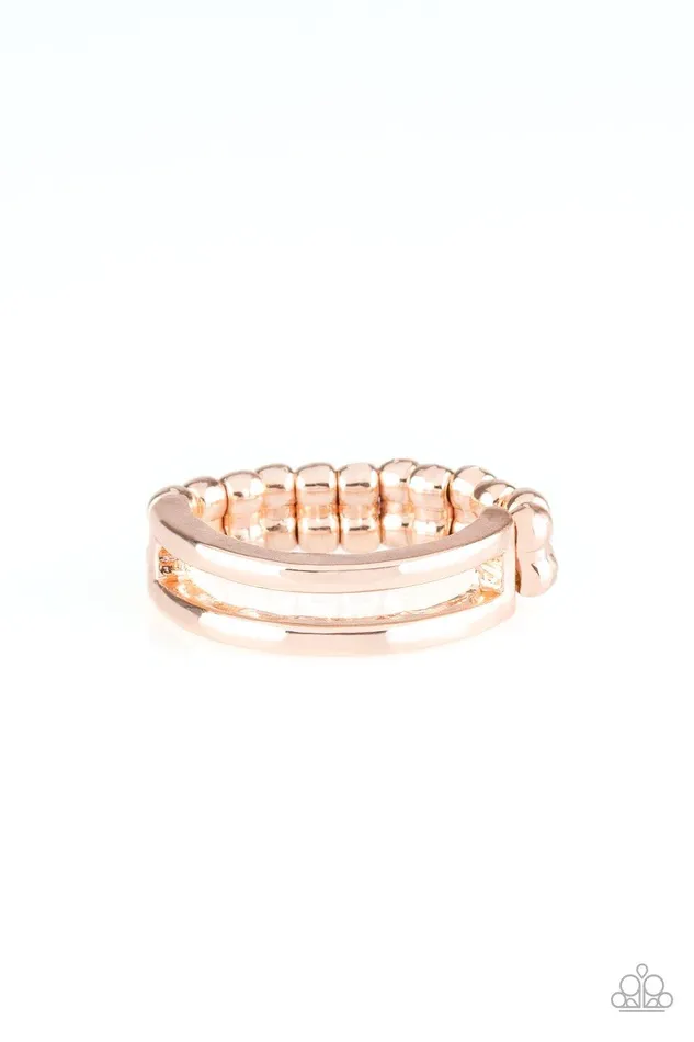 Paparazzi Accessories Rings I Need Space Rose Gold Ring Jewelry by Bretta