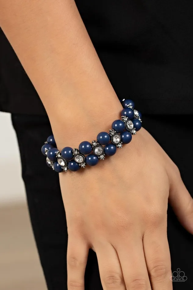 Paparazzi Accessories Starlight Reflection Blue Bracelet Jewelry by Bretta Bracelets Paparazzi Accessories Starlight Reflection Blue Bracelet Jewelry by Bretta Bracelets